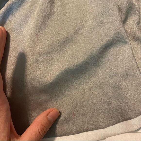 Weissman dance costume 2 piece gray We Belong
13428 lace sequin child SC 6 - Picture 9 of 13